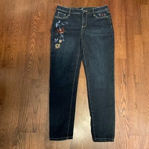 St. John bay embroidered jeans
